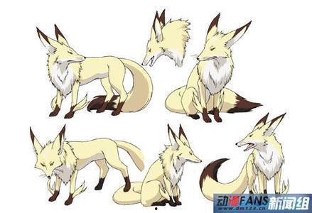 漫画狐狸,森林中的智慧使者